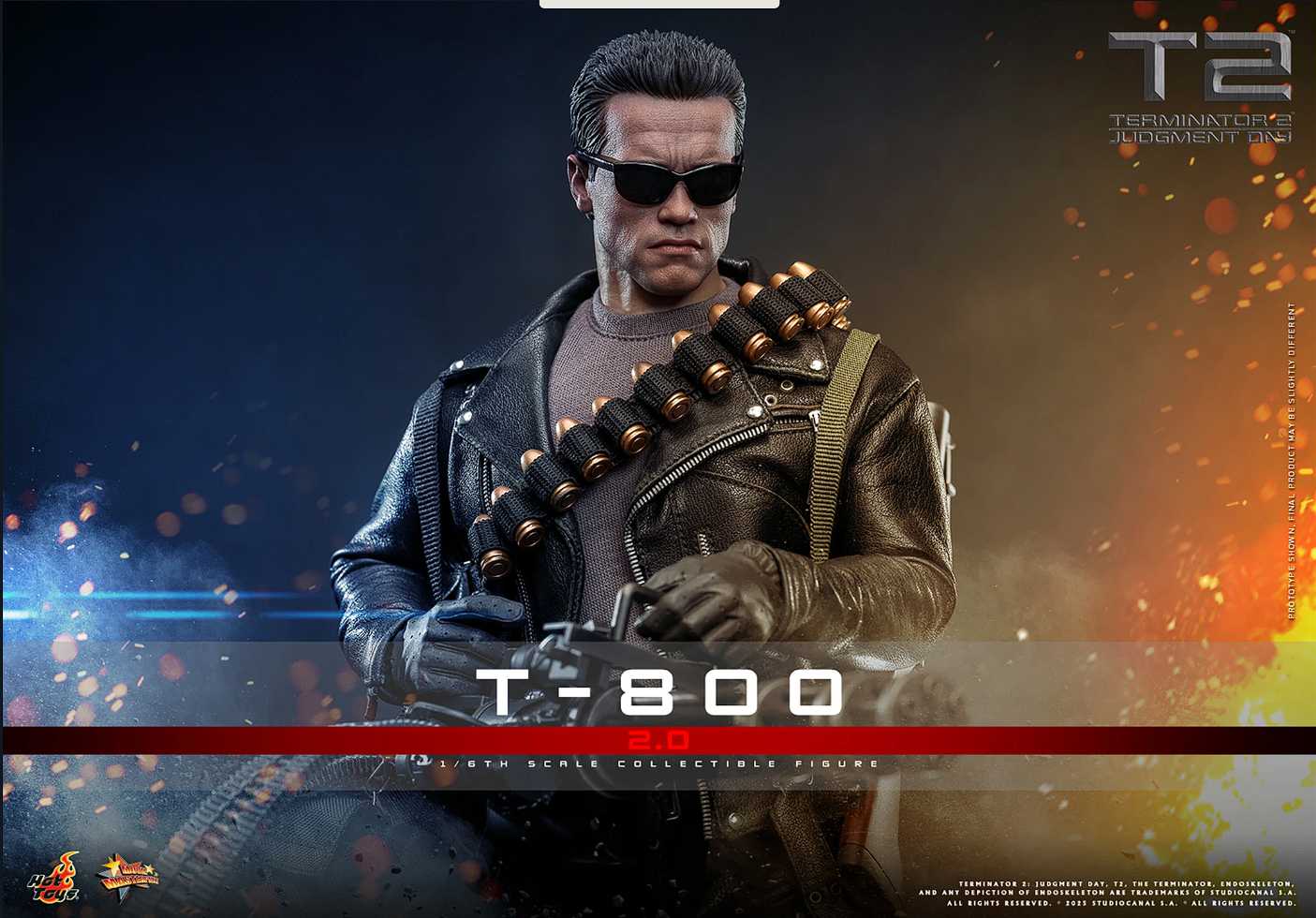 T-800 (2.0) Figura de Acción Escala 1/6 – Hot Toys