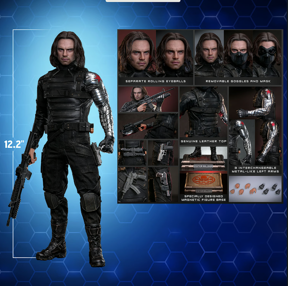 PRE-ORDER Winter Soldier Artisan Edition Figura Escala 1/6 – Hot Toys