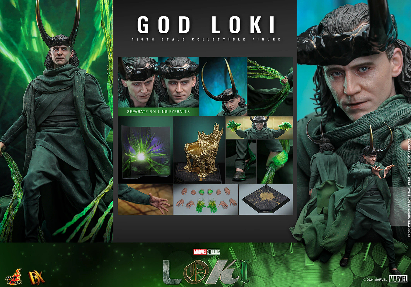 God Loki – Figura Coleccionable Escala 1/6 (Loki Temporada 2)