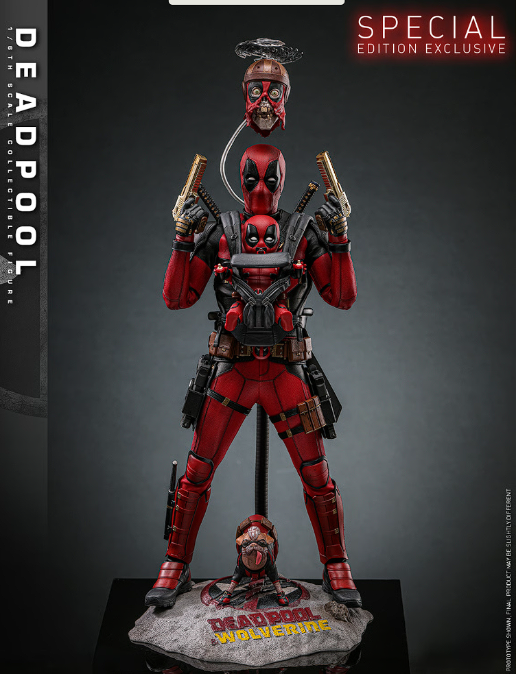 Deadpool – Figura Coleccionable Escala 1/6 (con Dogpool)