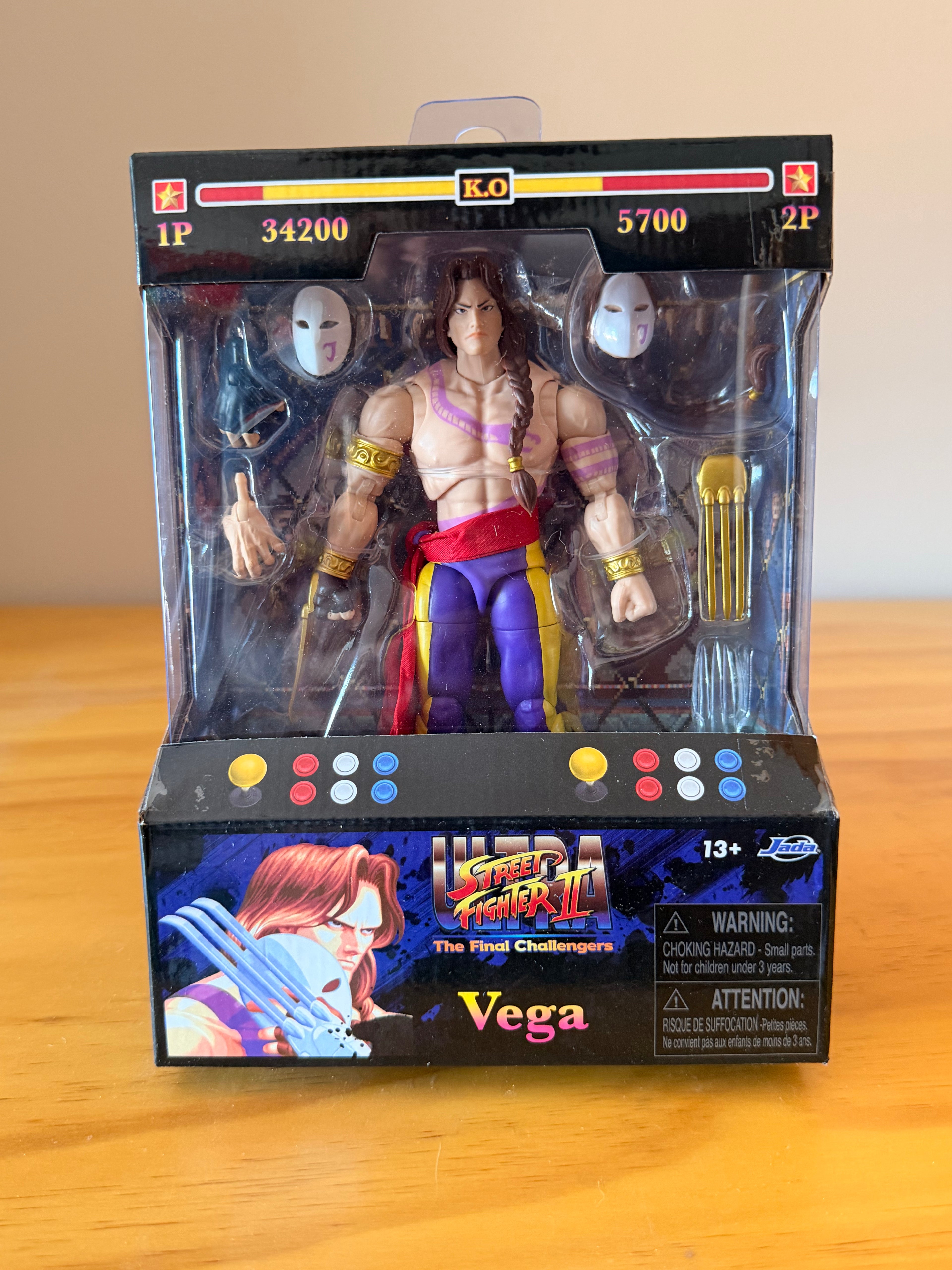Figura de acción Vega de Ultra Street Fighter II: The Final Challengers a escala 1/12