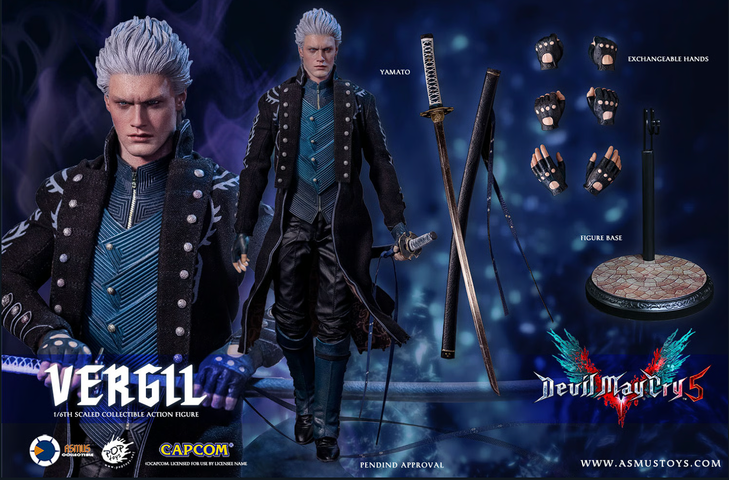 Vergil – Figura Coleccionable Escala 1/6 Devil May Cry