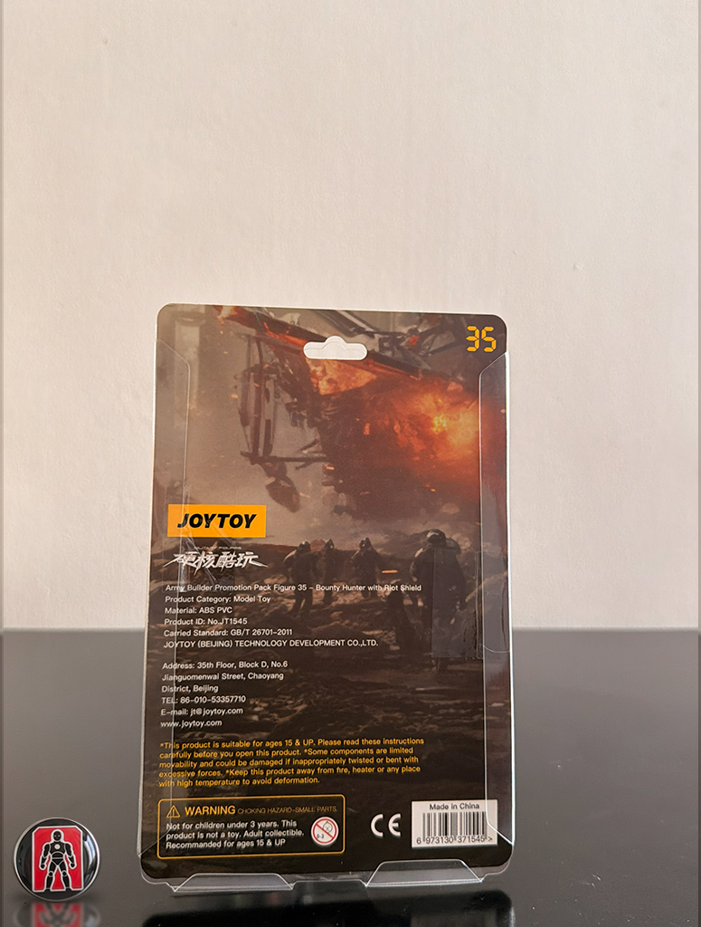 Military Figures Army Builder Promotion Pack Figure 35 Bounty Hunter with Riot Shield 1/18 Scale Action Figure