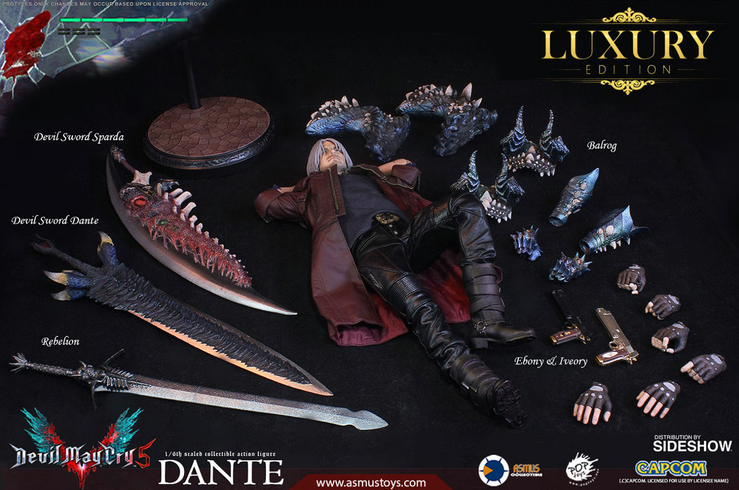 Dante (Edición de Lujo) – Figura Coleccionable Escala 1/6 Devil May Cry 5