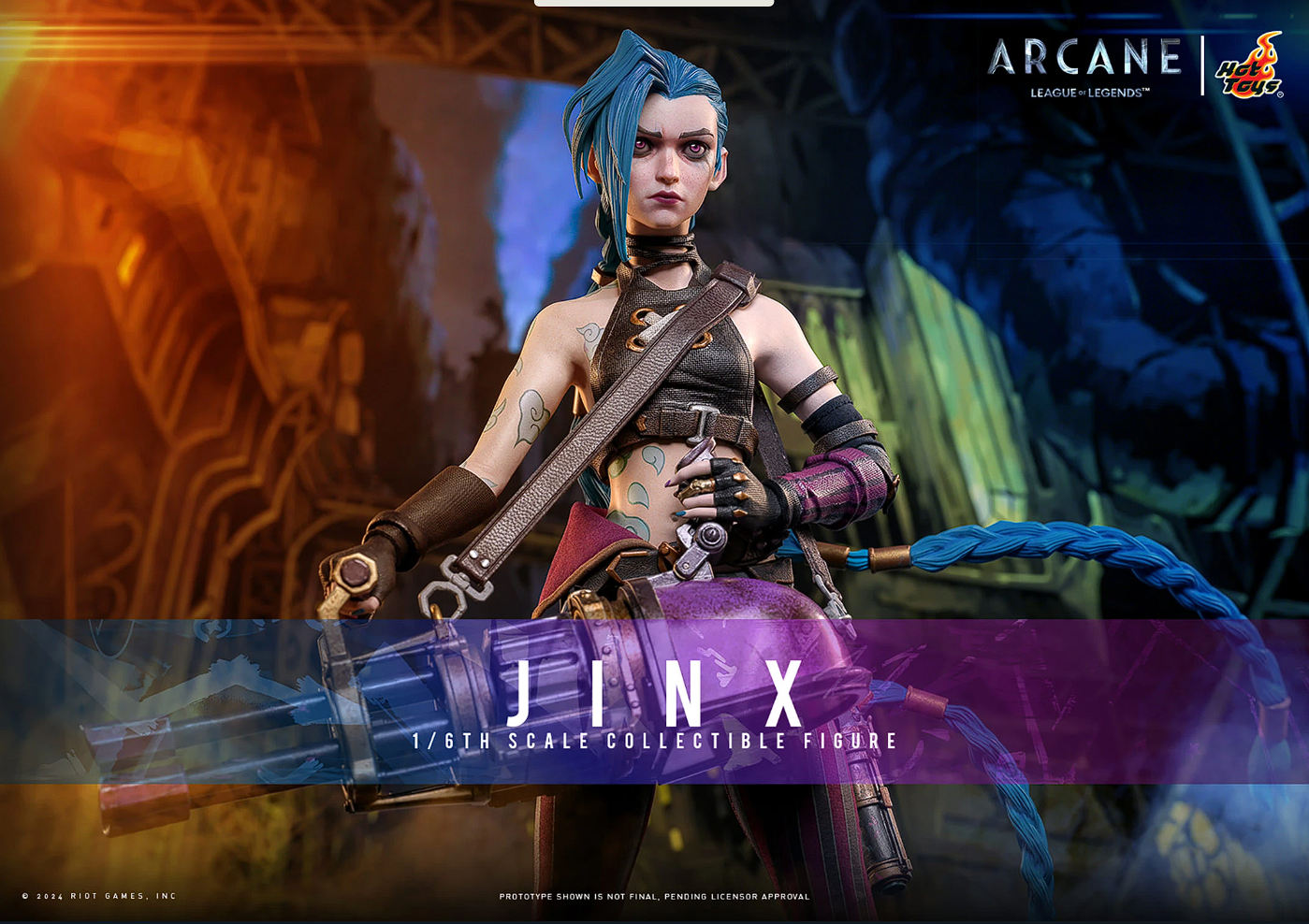 Jinx – Figura Coleccionable Escala 1/6 (Arcane Temporada 2)