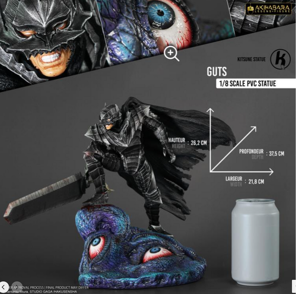 Berserk Akihabara Legend Figure Guts 1/8 Scale Figure
