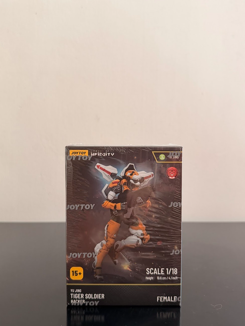 Figura de acción Infinity Yu Jing Tiger Soldier Black Ops Hacker a escala 1/18